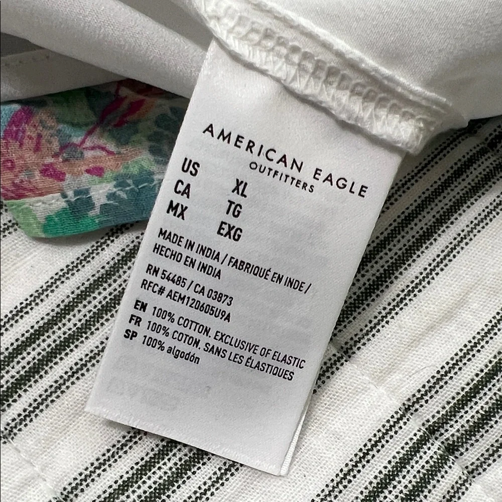 American Eagle Outfitters Maxi Dress  Women XL Floral Pink and Green - Picture 9 of 10